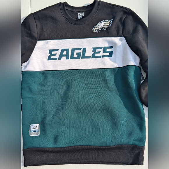 Officially NFL Philadelphia Eagles Crewneck Pullover - M/S/L - Picture 4 of 12